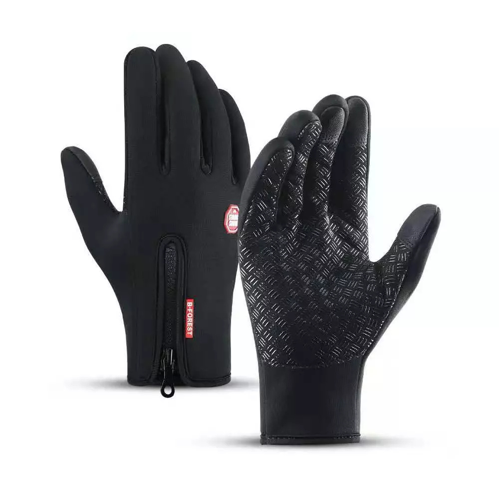 Touchscreen Gloves with Thermal Insulation and Waterproof Construction for Winter Sports