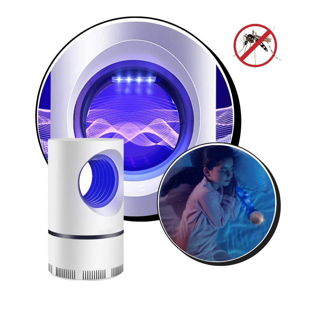 Violet LED Insect Trap with Fan Capture and Removable Tray
