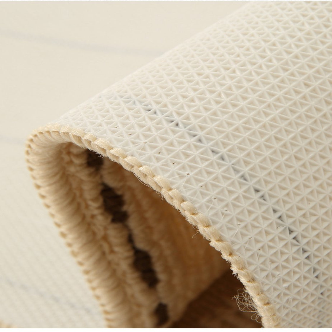 Non Slip Runner Mat with Textured Surface for Hallways and Entryways