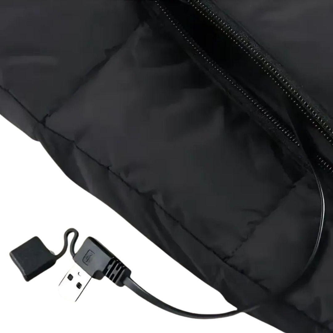 Women's Heated Gilet with Nine Zone Heat Distribution and Power Bank Compatibility, 10 Hour Runtime
