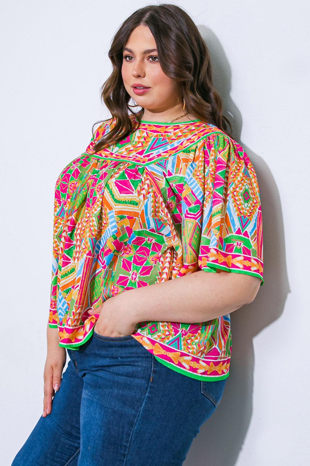 Willow Printed Woven Top