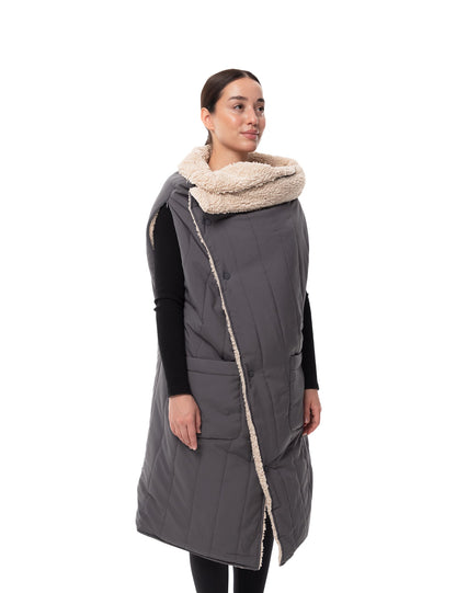 Heated Wearable Blanket with Five Heating Zones and Dual Controls