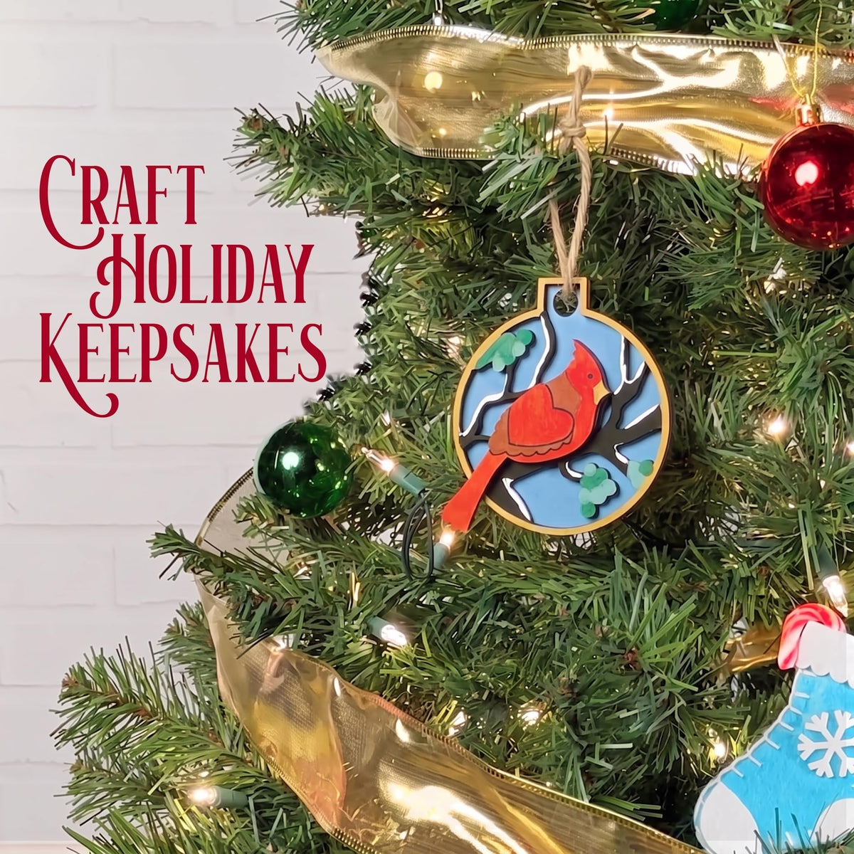 Twenty Five Bag Holiday Craft Box of Diamond Art, Paint by Number and Ornament Kits for Kids and Grown Ups