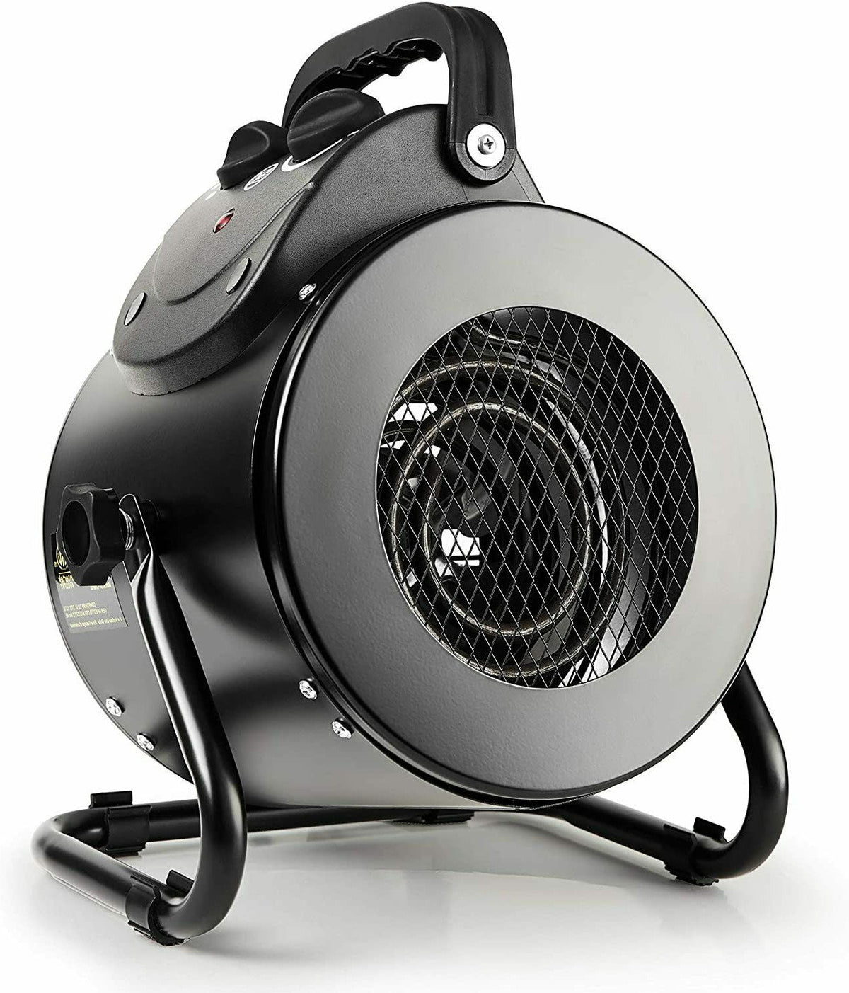 Electric Heater with Dual Fan and Thermostat Control for Greenhouse, 1500W
