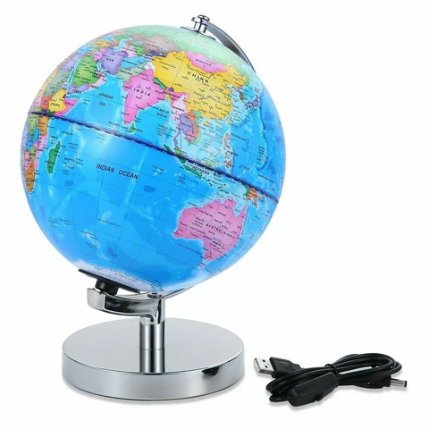 Electromagnetic Levitation Globe Lamp with 12 Constellation Views and Night Touch Switch