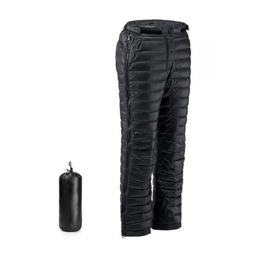 Insulated Pants with Side Leg Zippers for Winter Hiking
