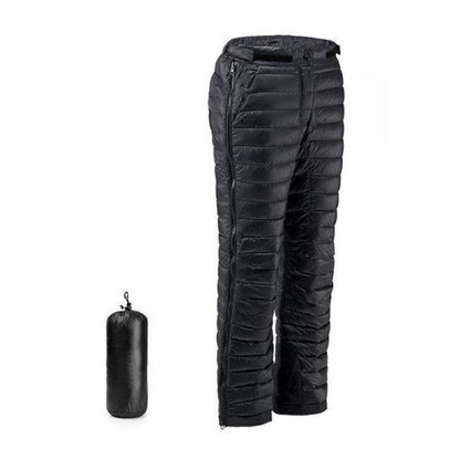 Insulated Pants with Side Leg Zippers for Winter Hiking