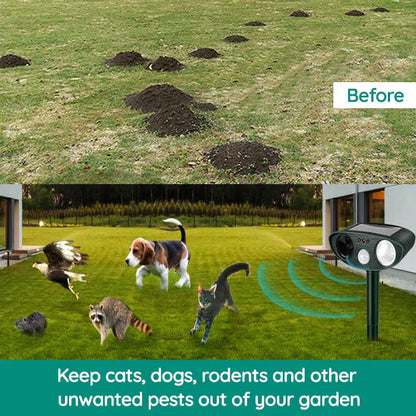 Motion Activated Armadillo Repeller with Solar Power and 30ft Detection