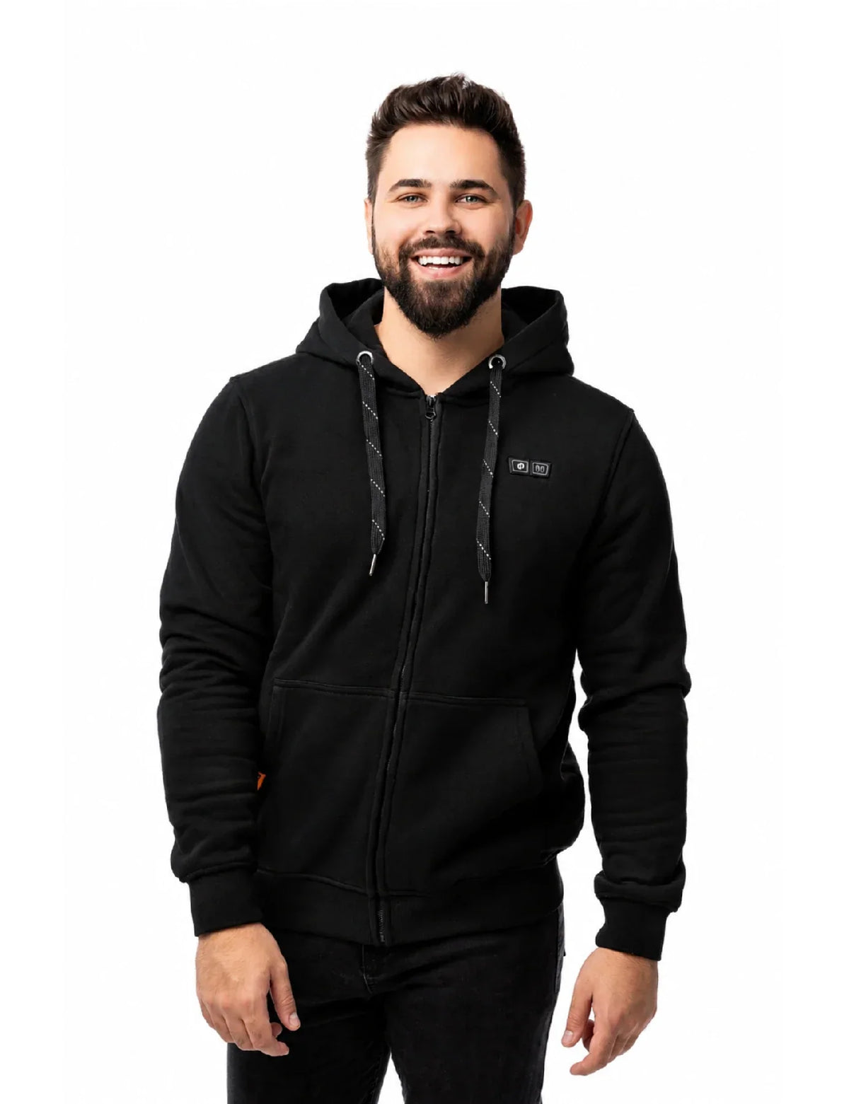 Heated Zip Hoodie with Five Warming Zones and Dual Zone Controls for Cold Weather
