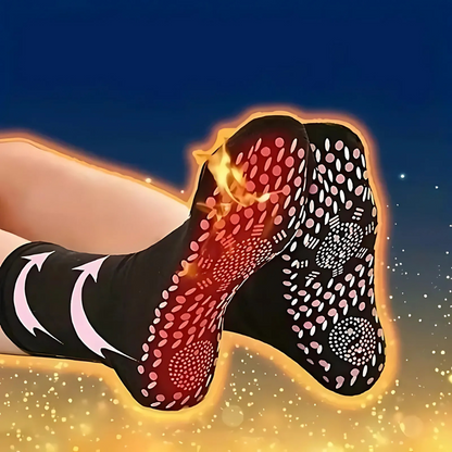 Battery Heated Thermal Socks with Removable Power Packs and Adjustable Warmth for Winter Outings