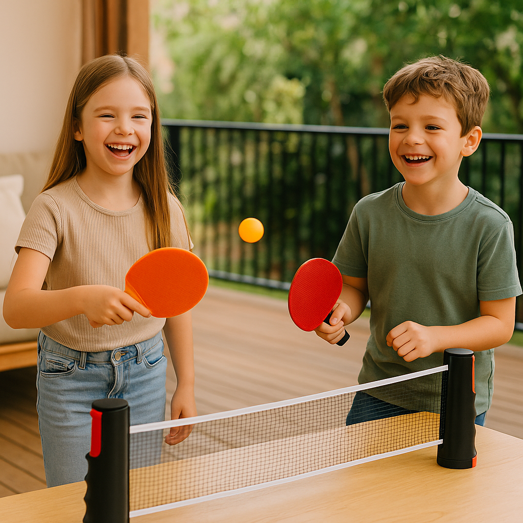 Portable Table Tennis Net with Adjustable Clamps for Any Table