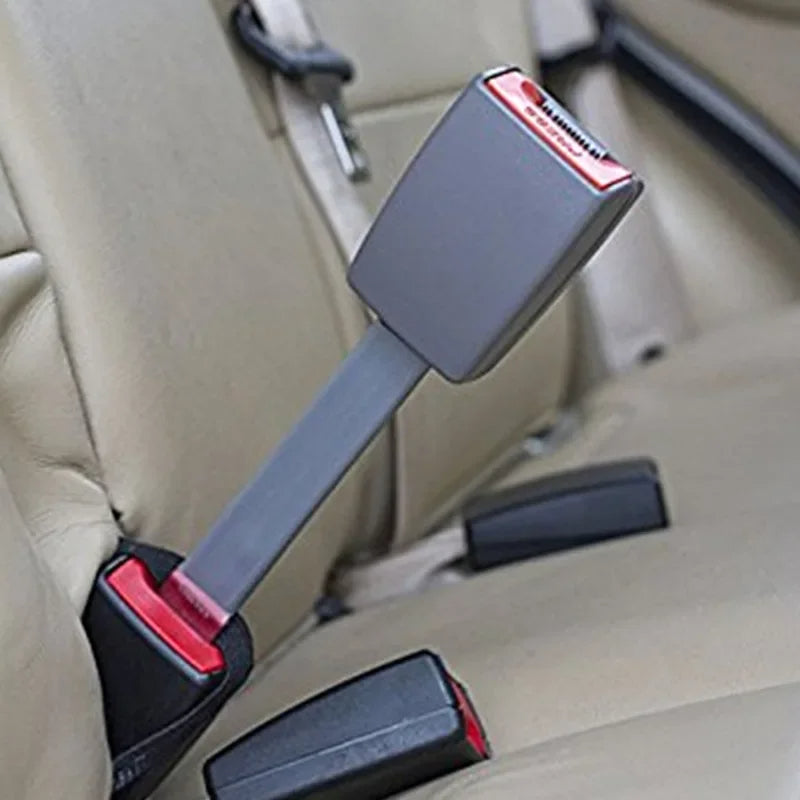 Seat Belt Extender with Rigid Upright Stem and 11 Inch Extension