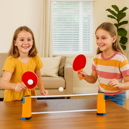 Portable Table Tennis Net with Adjustable Clamps for Any Table