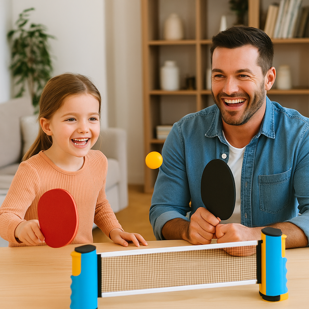 Portable Table Tennis Net with Adjustable Clamps for Any Table