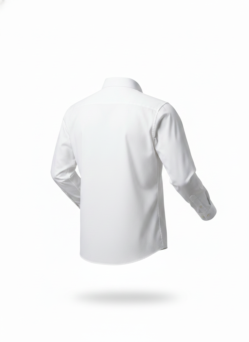 Men's Basic White Shirt