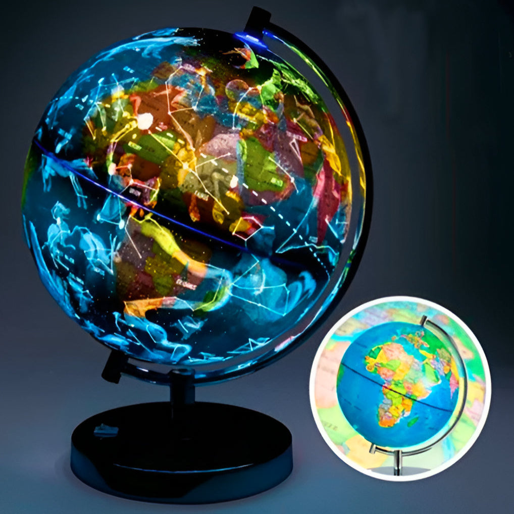 Electromagnetic Levitation Globe Lamp with 12 Constellation Views and Night Touch Switch