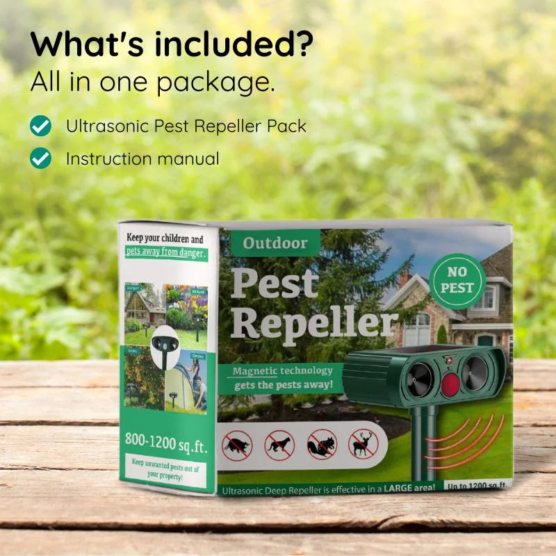 Motion Activated Armadillo Repeller with Solar Power and 30ft Detection
