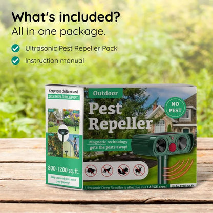 Motion Activated Armadillo Repeller with Solar Power and 30ft Detection