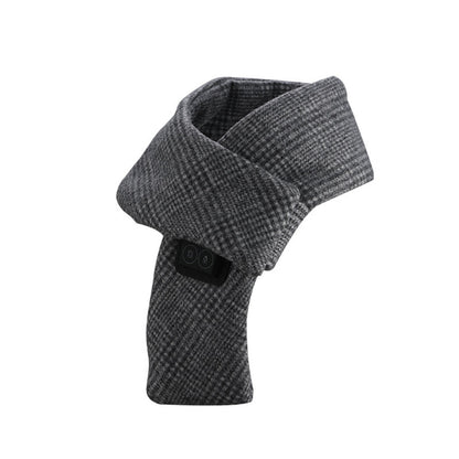 Heated Neck Scarf with Three Temperature Settings and Water Resistant Velvet