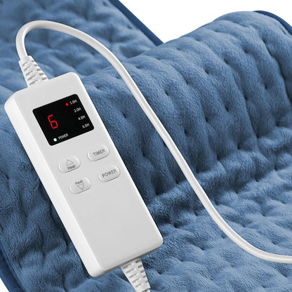 Heating Pad with Auto Shutoff Timer and Six Temperature Settings, 24x12 Inch