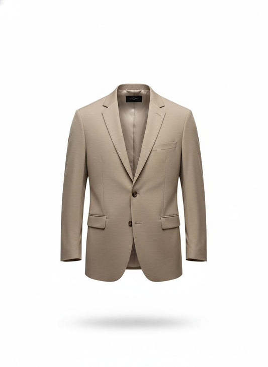 Men's Beige Modern Blazer