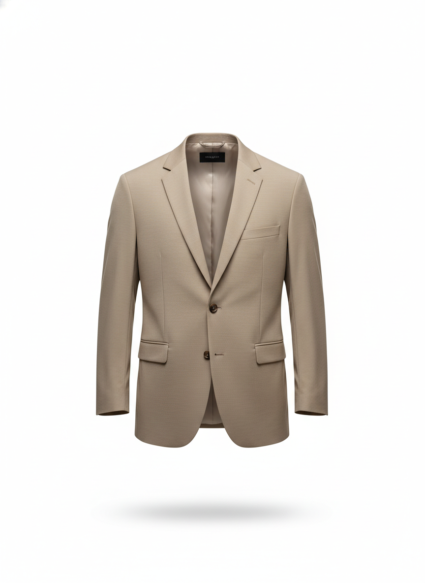 Men's Beige Modern Blazer