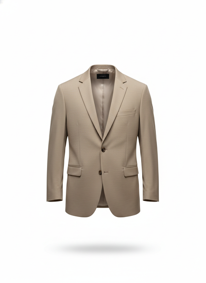 Men's Beige Modern Blazer