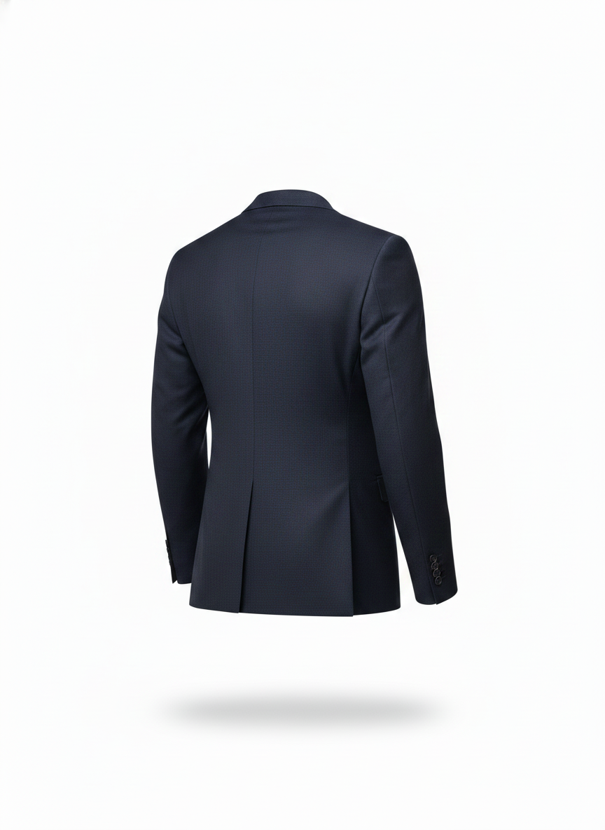 Men's Slim Fit Navy Blue Blazer