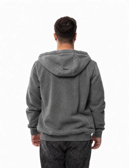 Heated Zip Hoodie with Five Warming Zones and Dual Zone Controls for Cold Weather
