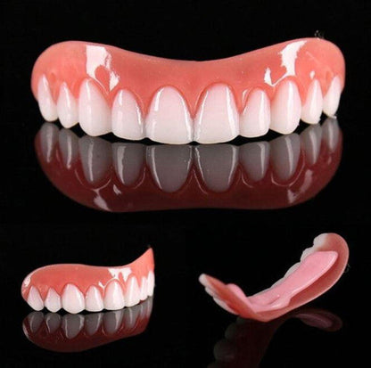 Moldable Resin Tooth Cover with Custom Fit and Stain Camouflage