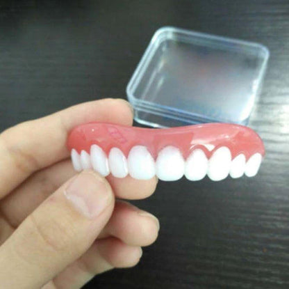 Moldable Resin Tooth Cover with Custom Fit and Stain Camouflage