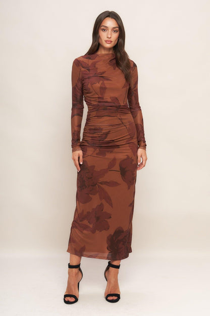 Amara Mesh Midi Dress