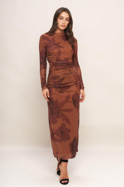 Amara Mesh Midi Dress