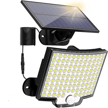 Solar Motion Sensor Light with Detachable Panel and 3 Lighting Modes