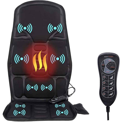 Massage Chair Pad with 8 Modes and Heating for Home and Car