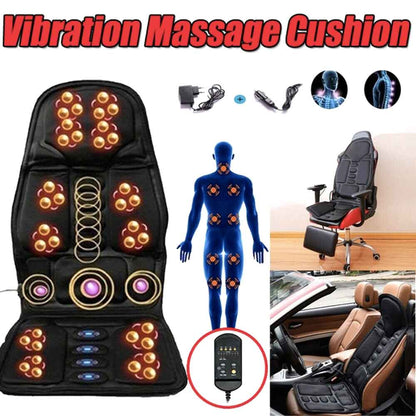 Massage Chair Pad with 8 Modes and Heating for Home and Car