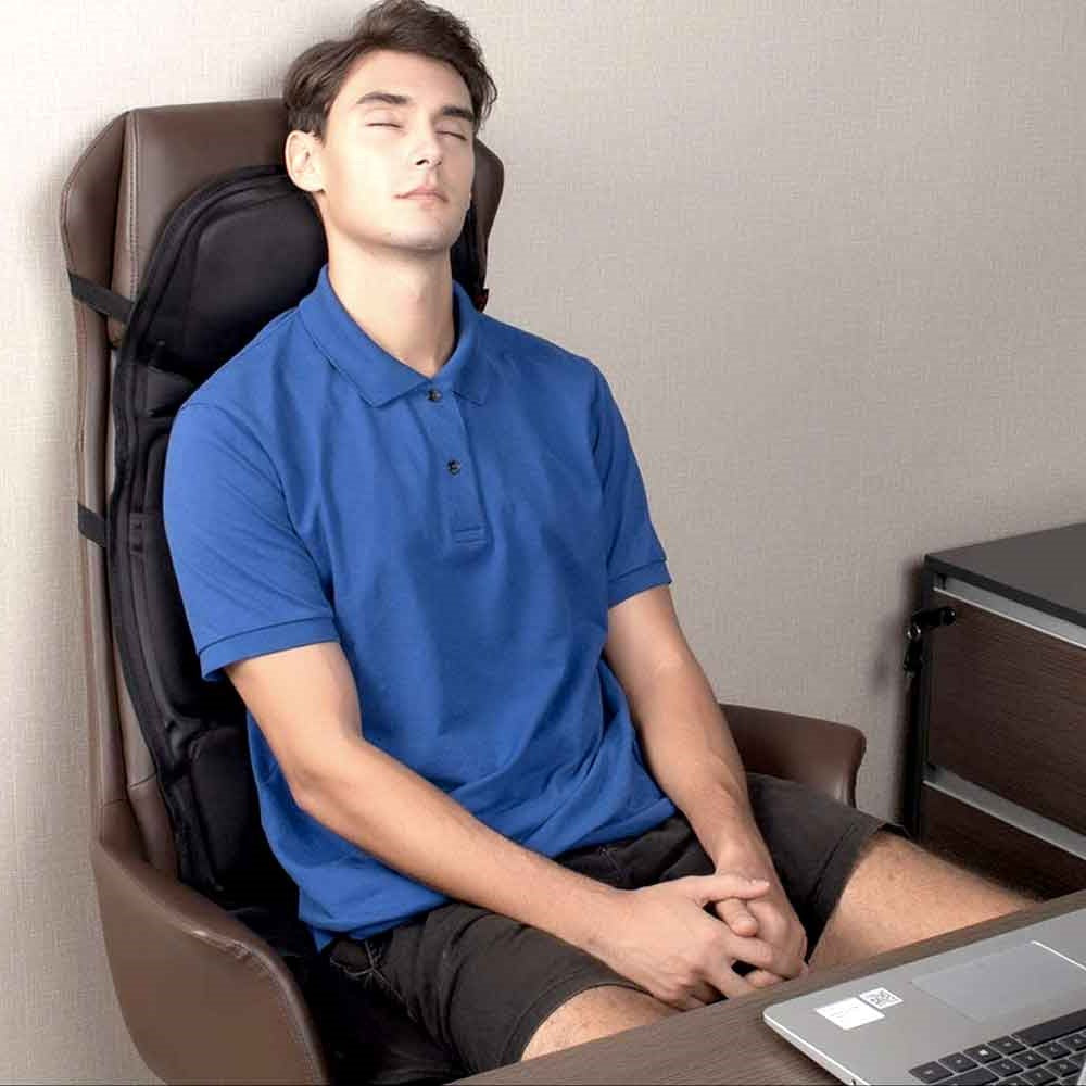 Massage Chair Pad with 8 Modes and Heating for Home and Car
