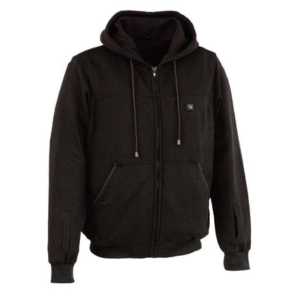 Mens Heated Hoodie with Rechargeable Battery and Three Heat Settings for Outdoor Wear