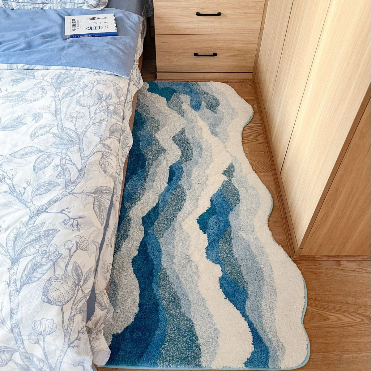 Plush Heart Shaped Area Rug with Non Slip Backing, Machine Washable, Four Sizes