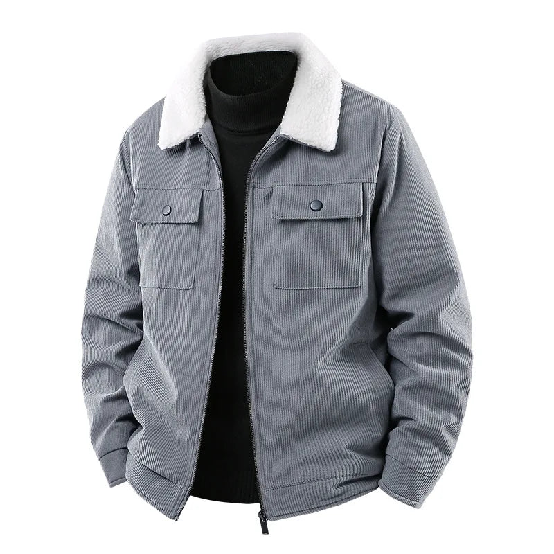 Sherpa Collar Corduroy Jacket