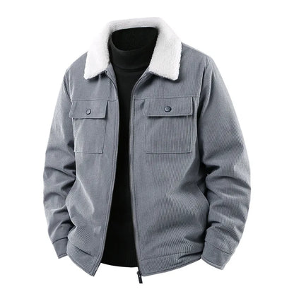 Sherpa Collar Corduroy Jacket