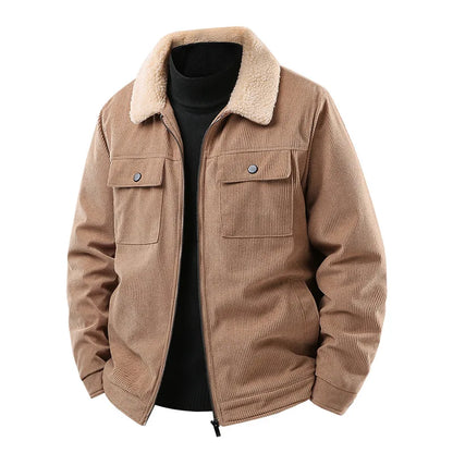 Sherpa Collar Corduroy Jacket