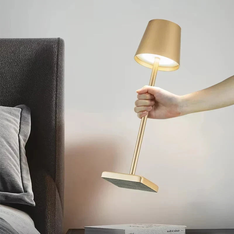 Adjustable LED Desk Lamp with Flexible Neck and Touch Control, 3 Color Temperatures