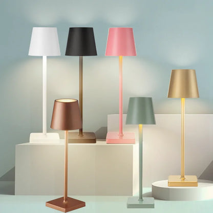 Adjustable LED Desk Lamp with Flexible Neck and Touch Control, 3 Color Temperatures
