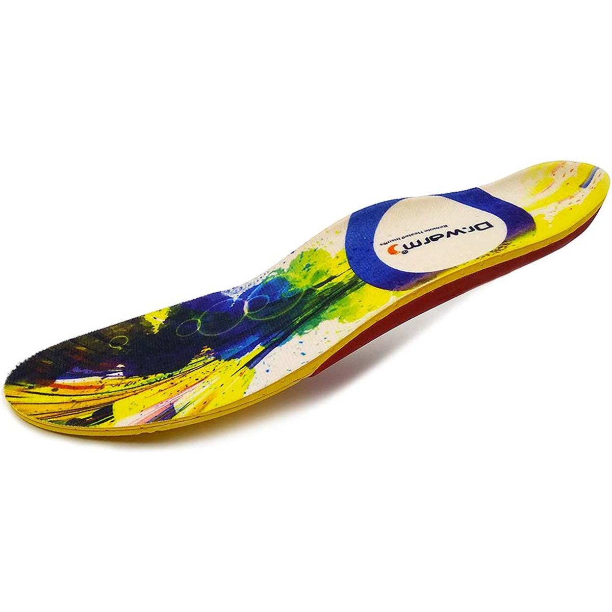 Rechargeable Heated Insoles with Wireless Remote and Contoured Arch Base for Winter Boots