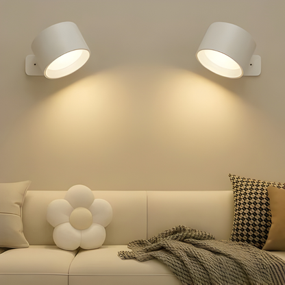 Rechargeable Wall Lamp with 360-Degree Rotation and Three Color Temperatures