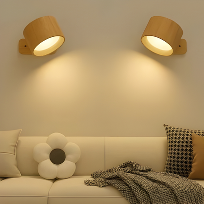 Rechargeable Wall Lamp with 360-Degree Rotation and Three Color Temperatures