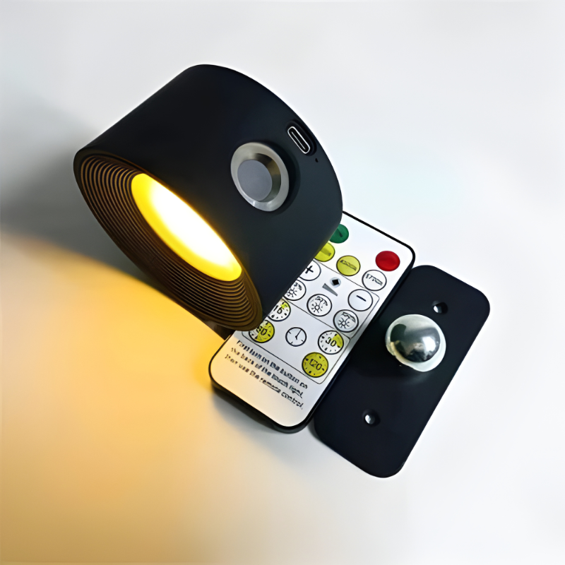 Rechargeable Wall Lamp with 360-Degree Rotation and Three Color Temperatures