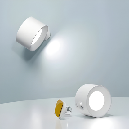 Rechargeable Wall Lamp with 360-Degree Rotation and Three Color Temperatures