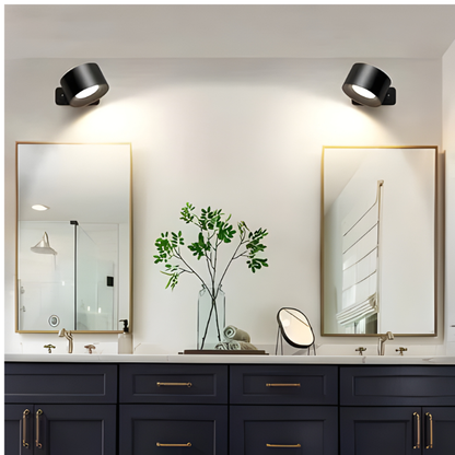 Rechargeable Wall Lamp with 360-Degree Rotation and Three Color Temperatures